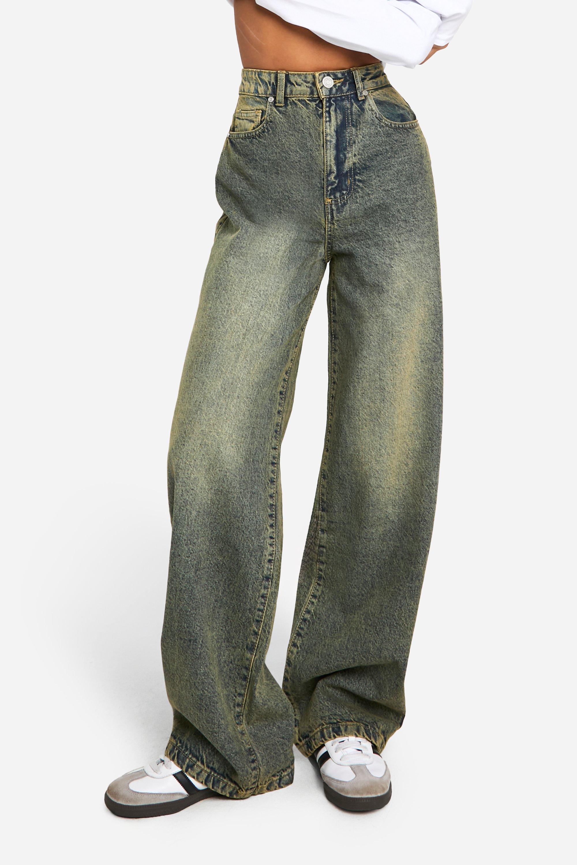 Boohoo denim jeans hot sale